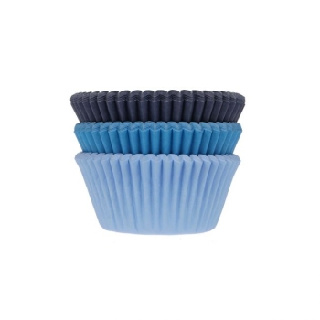 Cupcake Backförmchen - Blau Assortiert